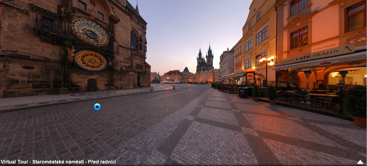 Virtuální prohlídka - Staroměstské náměstí (večer)